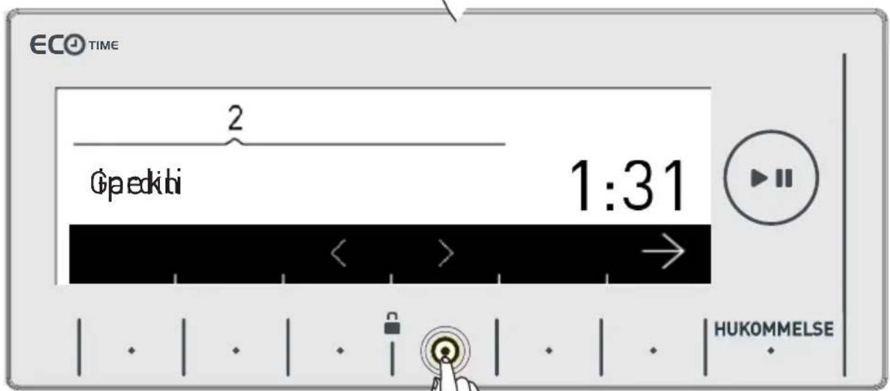ECO TIME 2 Gpedibi 1:31 < > HUKOMMELSE