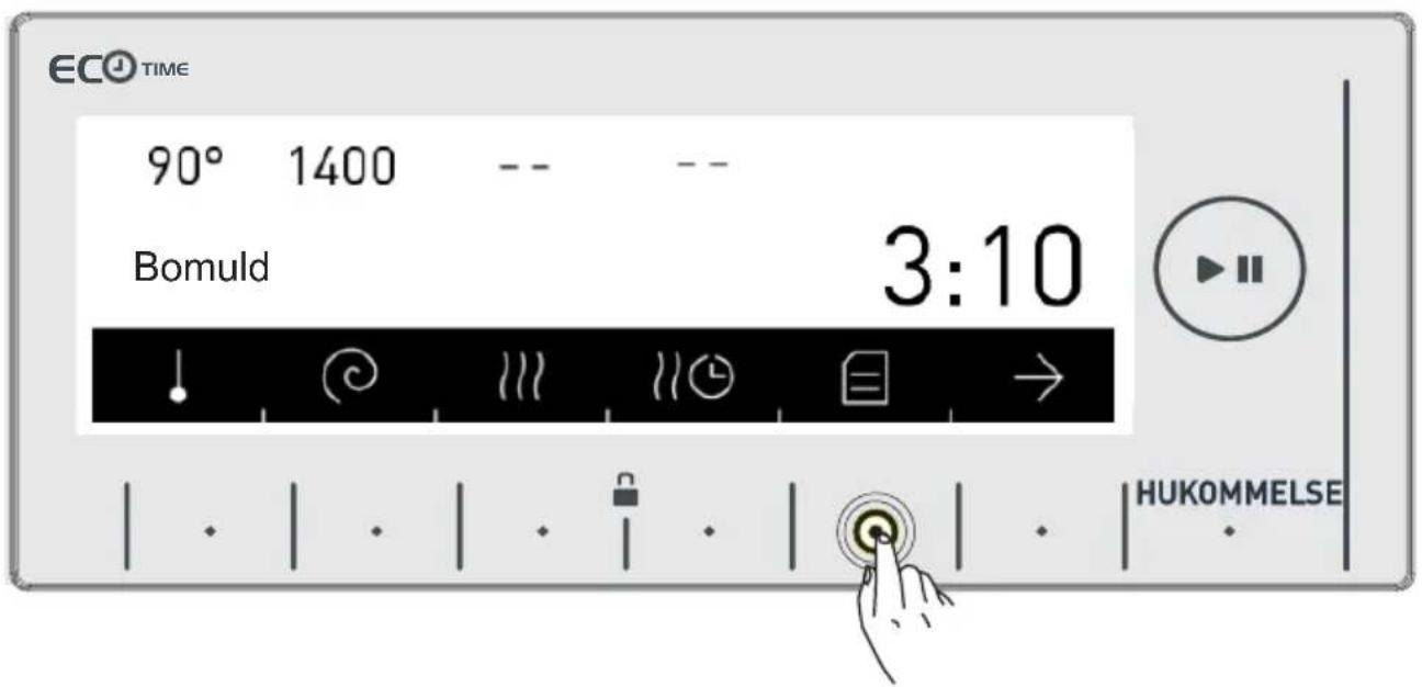 ECO TIME 90° 1400 -- Bomuld 3:10 HUKOMMELSE