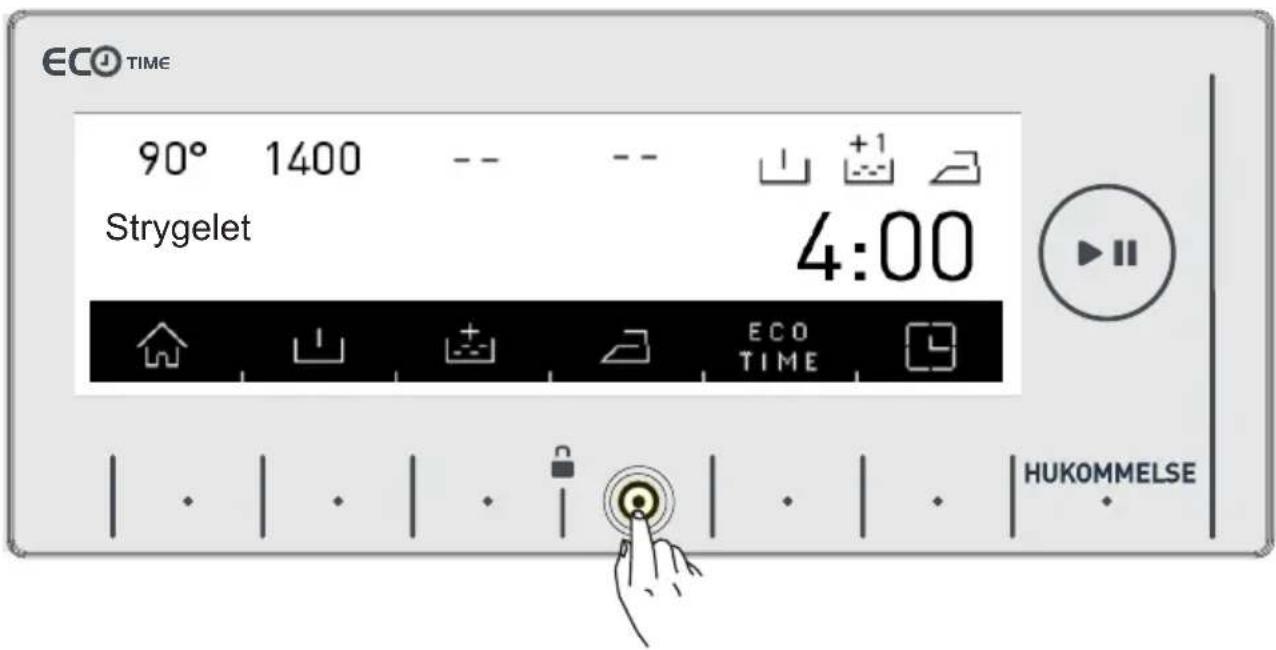 ECO TIME 90° 1400 -- Strygelet 4:00 ECO TIME HUKOMMELSE