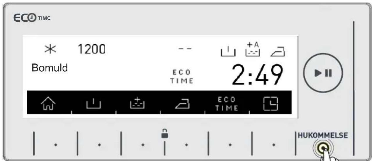ECO TIME * 1200 -- Bomuld ECO TIME 2:49 ECO TIME HUKOMMELSE