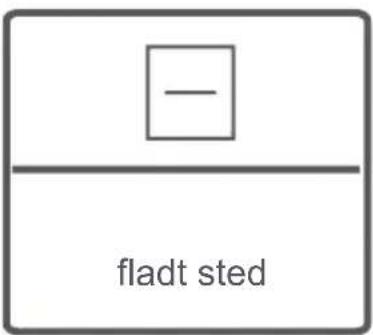 - fladt sted
