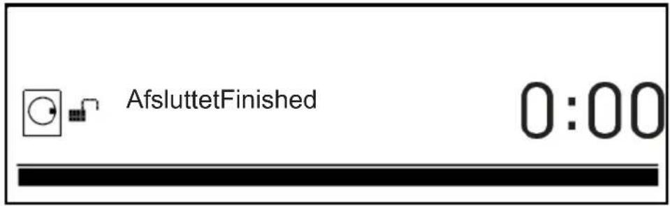 AfsluttetFinished 0:00