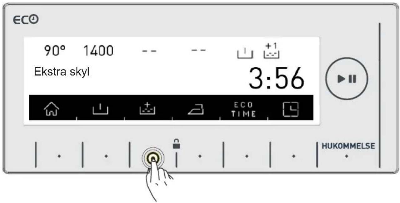 ECO 90° 1400 -- Ekstra skyl 3:56 ECO TIME HUKOMMELSE