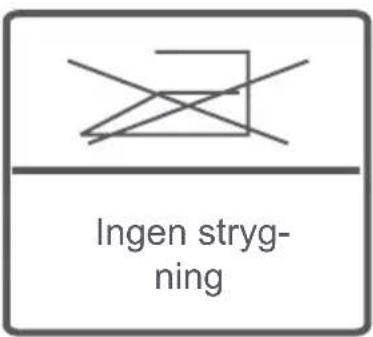 Ingen stryg- ning
