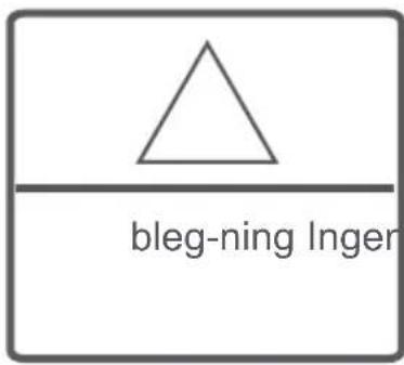 bleg-ning Ingen
