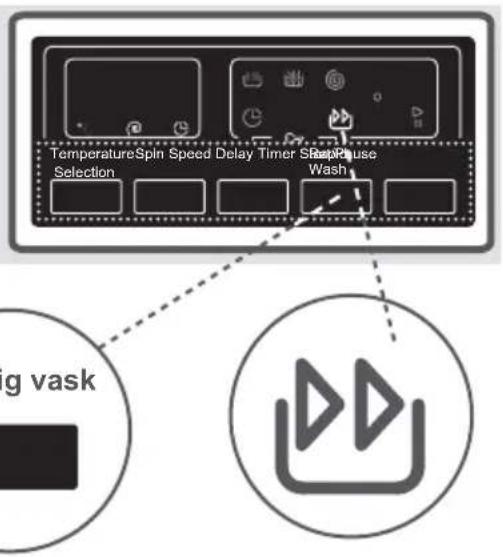 TemperatureSpin Speed Delay Timer StarchLuse Selection Wash g vask