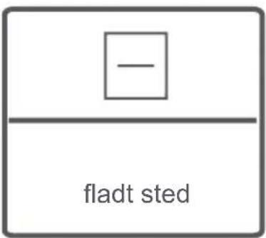 - fladt sted