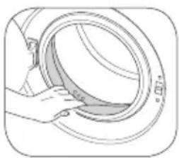 BEKO WMY 61483 MB3 - Täyttöluukun ja rummun puhdistus - 2