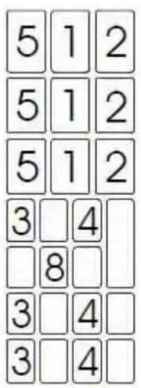 5 1 2 5 1 2 5 1 2 3 4 8 3 4 3 4