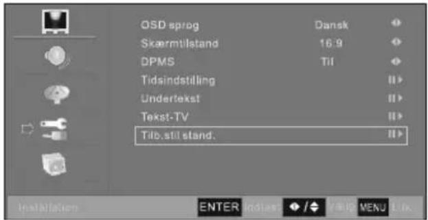 Prosonic X19/69D-GB-HCU-DK - BRUG AF TV-MENUEN - 1