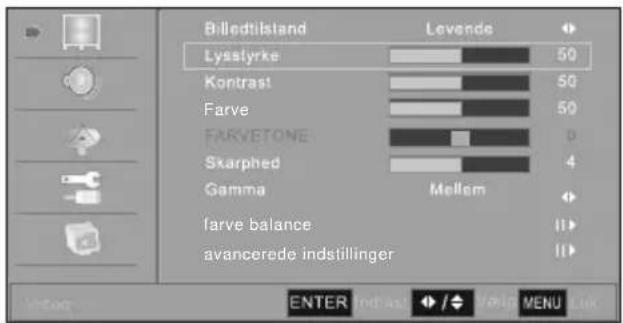 Prosonic X19/69D-GB-HCU-DK - Sådan justerer du lysstyrken - 1