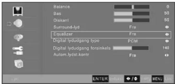 Prosonic X19/69D-GB-HCU-DK - Sådan justeres equalizer - 1