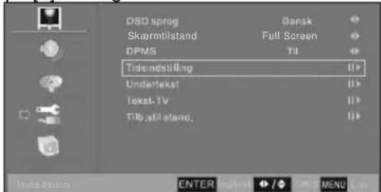 Prosonic X19/69D-GB-HCU-DK - Indstilling af tid - 1