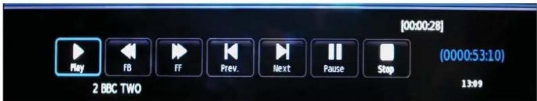 Prosonic PBT-26003 - 1) Recording menu (Optagemenu) - 1