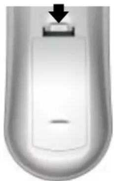Prosonic DFT-2615 - Ilægning af batterier i fjernbetjeningen - 2