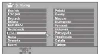 Sprog Engelsk Fransk Tysk Balano Castellano Nederländs Dansk Norsk Svenska Suomi Polski Cusky Magyar Burgarbox Pyrampas Kurupučes Portugisisk Tepsičnica Catala Tyrkisk