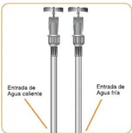 Gafa Acquarius 6.5 AAB - INSTALACIÓN DE MANGUERAS DE ALIMENTACIÓN DE AGUA FRÍA Y CALIENTE - 2