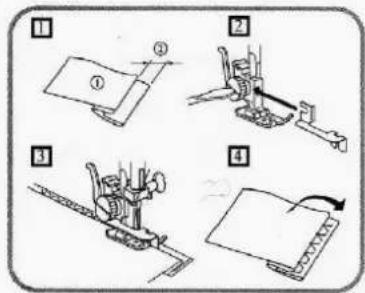 Diagram showing four steps of a robotic arm operation: folding, lifting, moving, and writing.