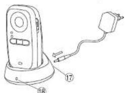 Line drawing of a portable electronic device with labeled parts (no text or symbols)