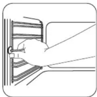 ZANUSSI ZOB30601WK - Udtagning af ovnribberne - 1