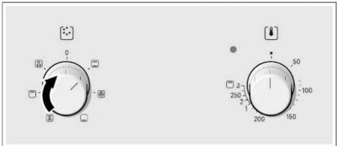 BOSCH HBN301W2S - Ovnfunktion og temperatur - 1