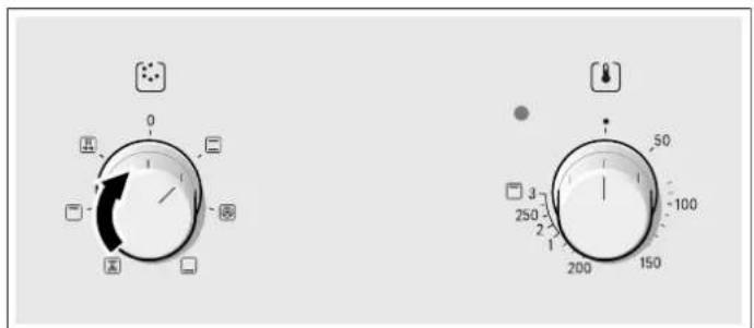 BOSCH HBN301E2S - Uunitoiminnot ja lämpötila - 1