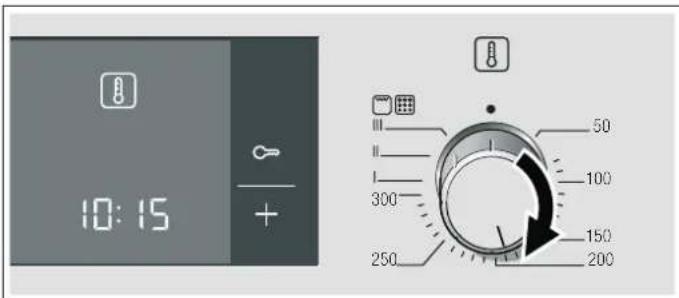 BOSCH HBA63S251S - Ugnsfunktion och temperatur - 2