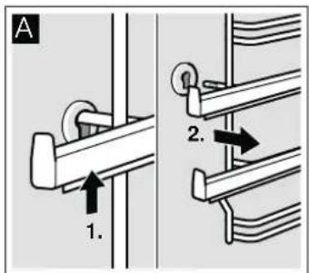 BOSCH HBA63S251S - Ta loss ugnstegarna - 1