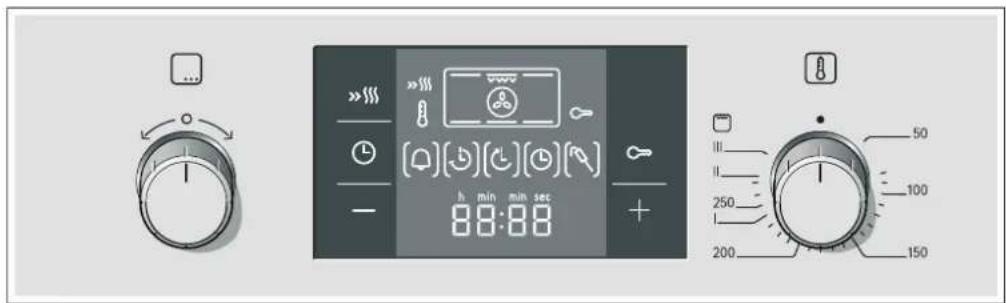 BOSCH HBA241320S - Ohjauspaneeli - 1