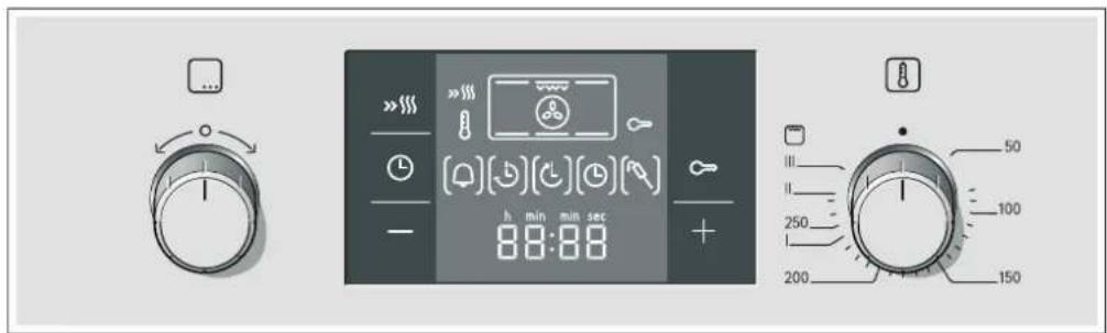 BOSCH HBA241320S - Betjeningsfelt - 1
