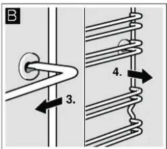 BOSCH HBA241320S - Tage ribberammen af - 2