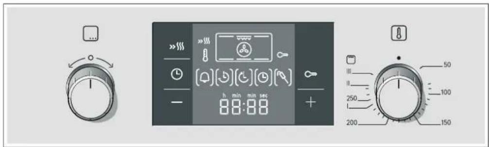 BOSCH HBA241320S - Betjeningsfelt - 1