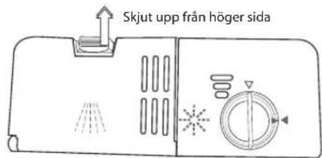 Skjut upp från höger sida