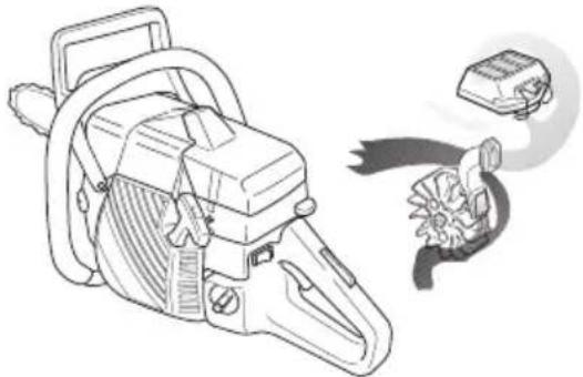 JONSERED CS 2171WH - Centrifugalrening "Turbo Air Cleaning" - 1