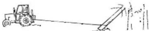 JONSERED CS 2171WH - Nedtaking av et "fastfelt tre" - 2