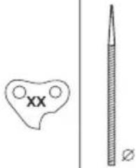 JONSERED CS 2159WCS - Sagkjedets filing og filmaler - 1