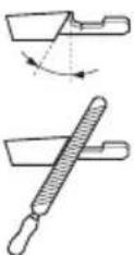 JONSERED CS 2159WCS - Sagkjedets filing og filmaler - 3