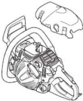 JONSERED CS 2250S - Montering av startmotor - 2