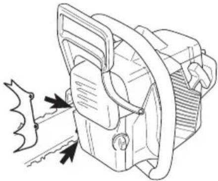 JONSERED CS 2250S - Montering av barkstøtte - 1