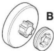 JONSERED CS 2250S - Kedjedrivhjul - 4