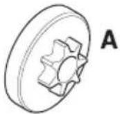 JONSERED CS 2156 - Ketjupyörä - 2