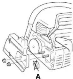 JONSERED CS 2156 - Terälevyn ja ketjun asennus - 5