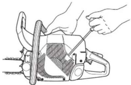 JONSERED CS 2188 - Montering av startmotor - 1