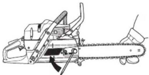JONSERED CS 2188 - Terälevyn ja ketjun asennus - 8