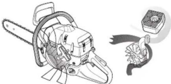 JONSERED CS 2188 - Centrifugalrening "Turbo" - 1