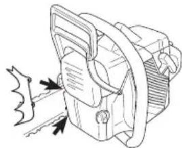 JONSERED CS 2188 - Montering av barkstöd - 1