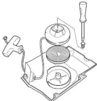 JONSERED CS 2188 - Byte av brusten eller sliten startlina - 6