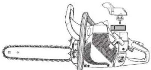 JONSERED CS 2188 - Montering av startmotor - 2