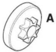JONSERED CS 2156CWH - B Rim-drivhjul (utbytbart) - 1