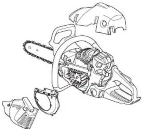 JONSERED CS 2253WH - Kylsystem - 3